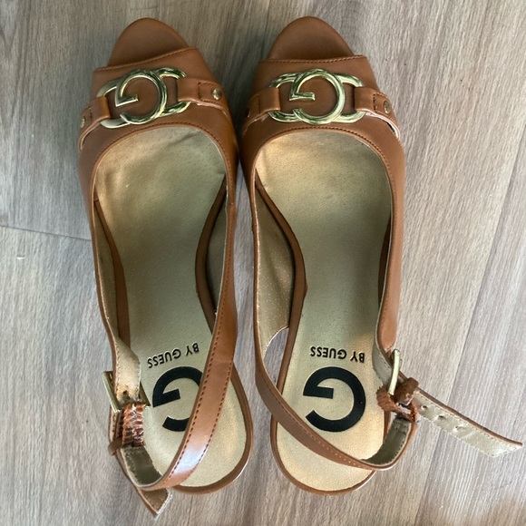 Guess Open-Toed Heels - Sz 5.5 - Picture 3 of 6